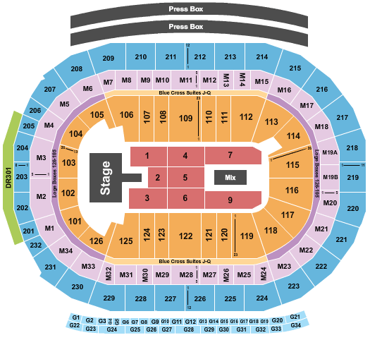 Little Caesars Arena New Edition Seating Chart